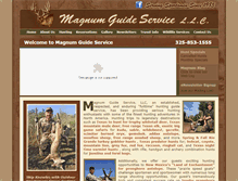 Tablet Screenshot of magnumguide.com